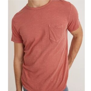 Marine Layer Red Short Sleeve Tee